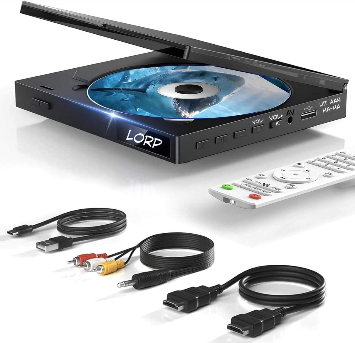 Kavora Dvd Speler - Dvd Speler voor Tv - Dvd Speler met HDMI