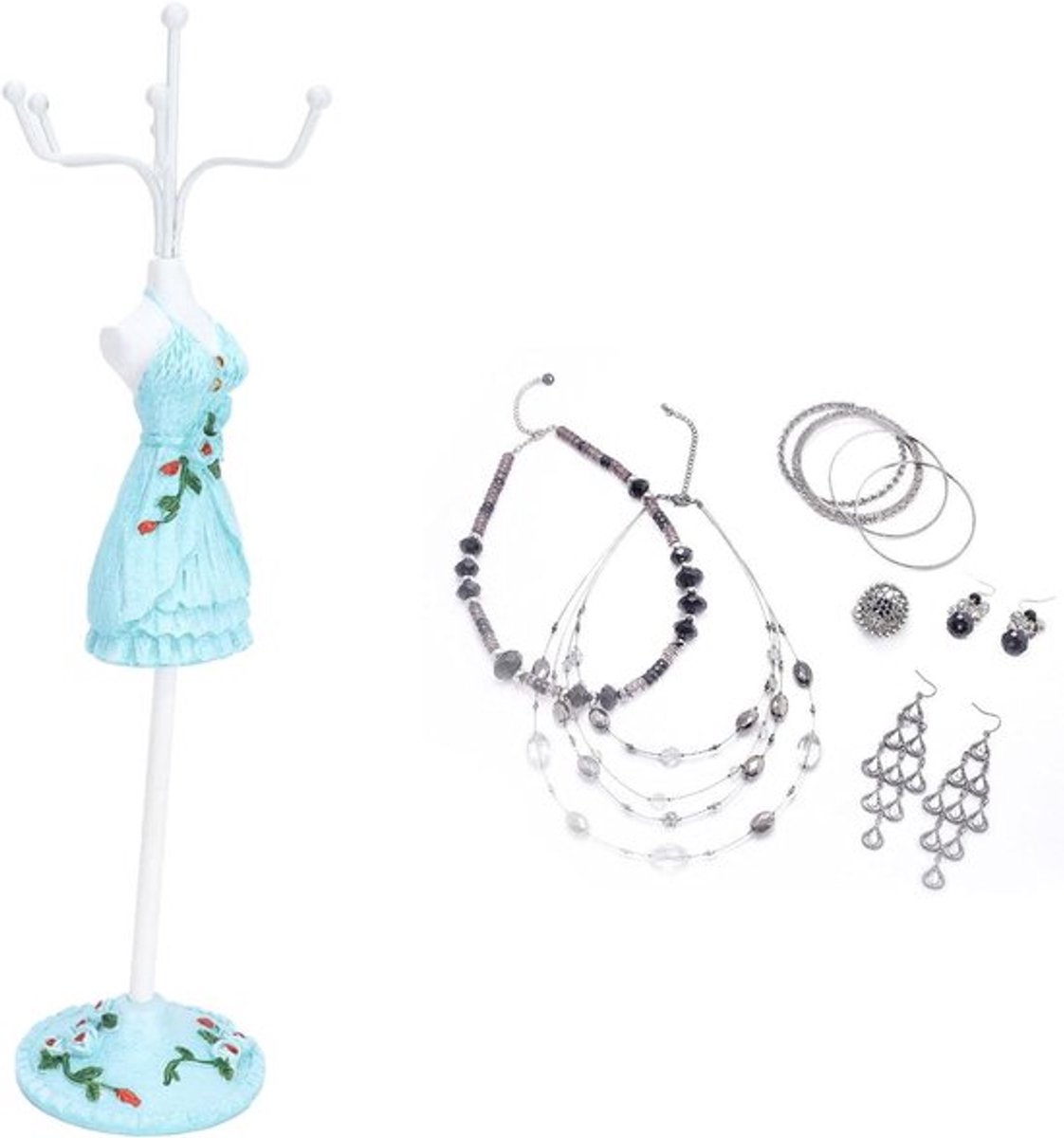 Allecto Plus - Opknoping Sieraden Organizer Stand - Oorbellen en Ketting Houder