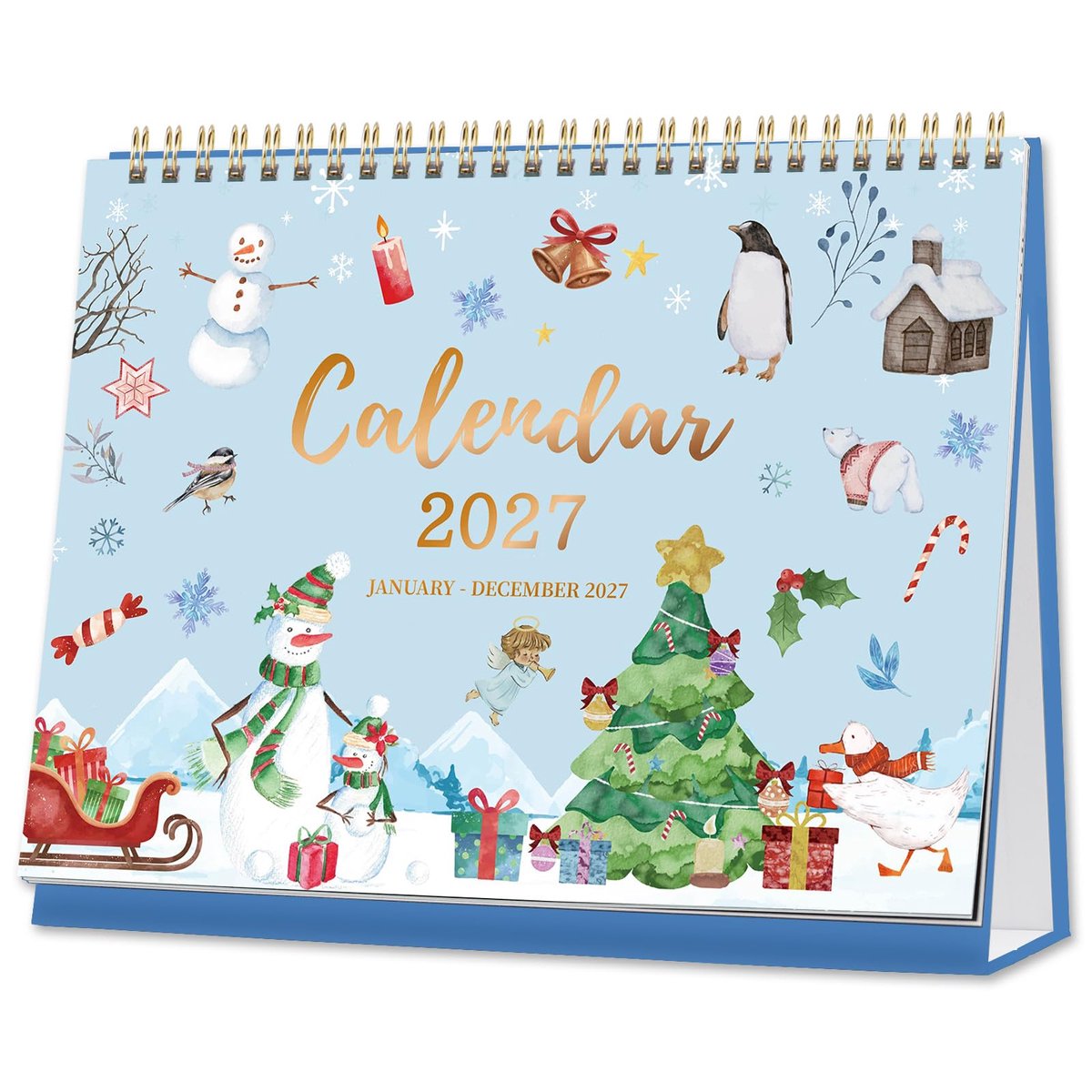 2027 Bureaukalender - 2027 Stand Up Calendar UK, Seizoensgebonden - ShopVlot