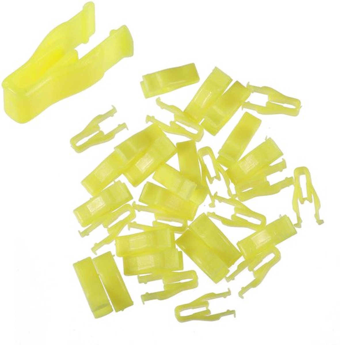 Dailygoods- Trim Clips Geel - 30 Stuks - Auto Clips - Vervangend Accessoire