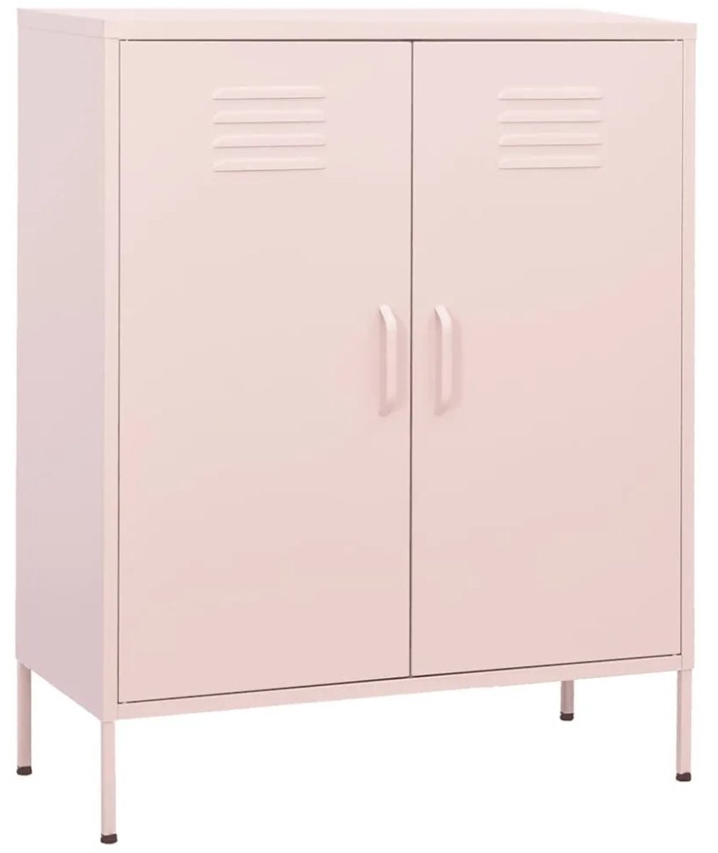 ArtiZo Opbergkast met deuren - archiefkast - multifunctioneel - staal- met 2 deuren - rose - 80x35x101,5 cm