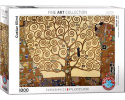 Eurographics - De Levensboom (Der Lebensbaum) - Gustav Klimt - 1000 stukjes 68×48cm (b×h) - Fine Art Legpuzzel