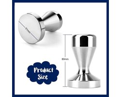 Professionele 51mm RVS Espresso Tamper voor Perfecte Koffie Extractie en Filterhouder Gebruik