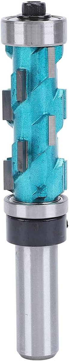Dubbele Lager Houtbewerking Frees met Spiral Snede en 1/2 Inch Schacht voor Precisie Trimwerk - 3/4 Inch Diameter, Ideaal voor Houtbewerking en Meubelmakerij
