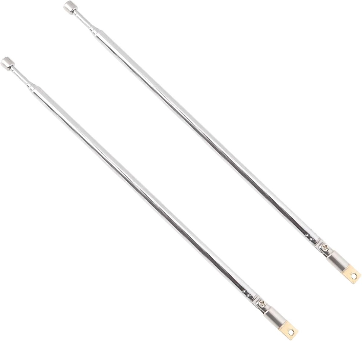 Telescopische Radio Antenne 4-Section 62cm RVS voor AM/FM Radio's - Verbeterde Ontvangst en Duurzaamheid