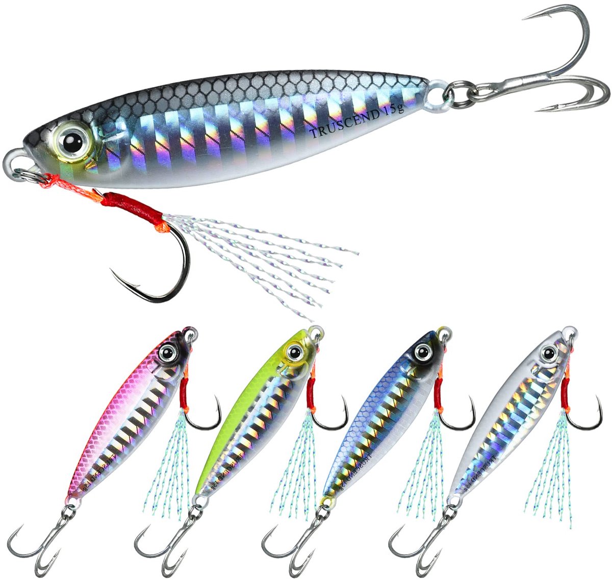 Kunstaas Set - Met Lepel Kunstaas, Blinkers en Swimbaits - Voor Snoek, Snoekbaars en Forel - Geschikt voor Zoet- en Zoutwater