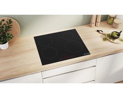 Bosch Serie 6 PIE61RHB1E kookplaat Zwart Ingebouwd 59.2 cm Inductiekookplaat zones 4 zone(s)