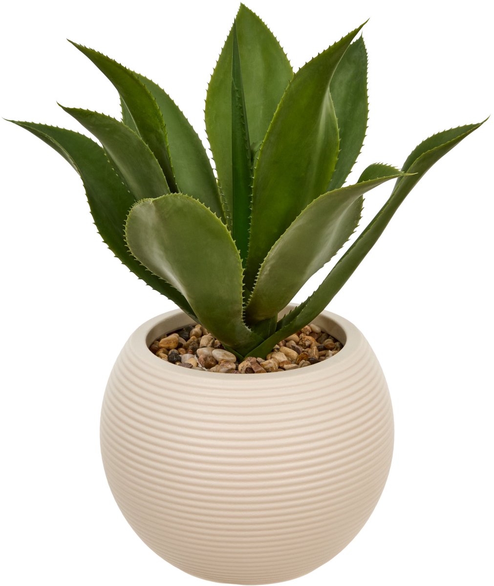 Atmosphera Kunstplant met Pot - Ø28xH51cm - Wit