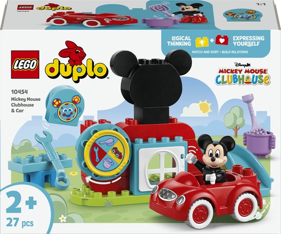 LEGO DUPLO Mickey Mouse clubhuis en auto