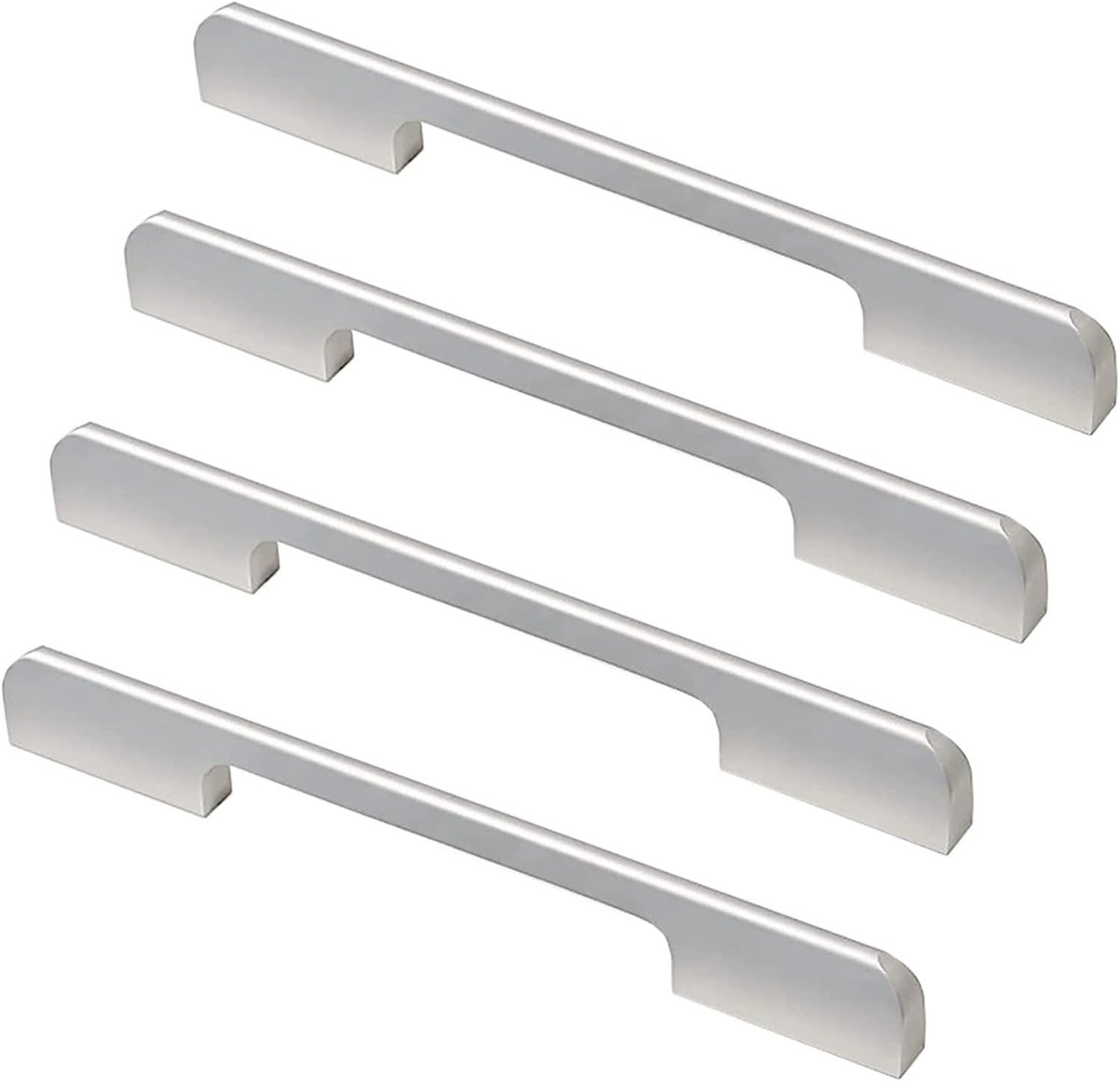 5 Deurgrepen T Bar 288mm Aluminium voor Keuken, Kasten en Laden - Modern Design en Duurzaam Gebruik