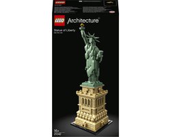LEGO 21042 Architecture Vrijheidsbeeld Model Bouwset, New York Display en Verzamelmodel voor Volwassenen