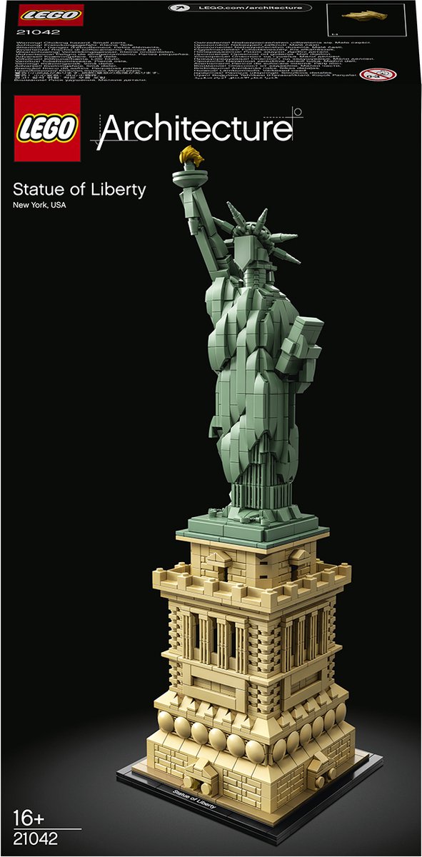 Bol.com LEGO 21042 Architecture Vrijheidsbeeld Model Bouwset, New York Display en Verzamelmodel voor Volwassenen aanbieding