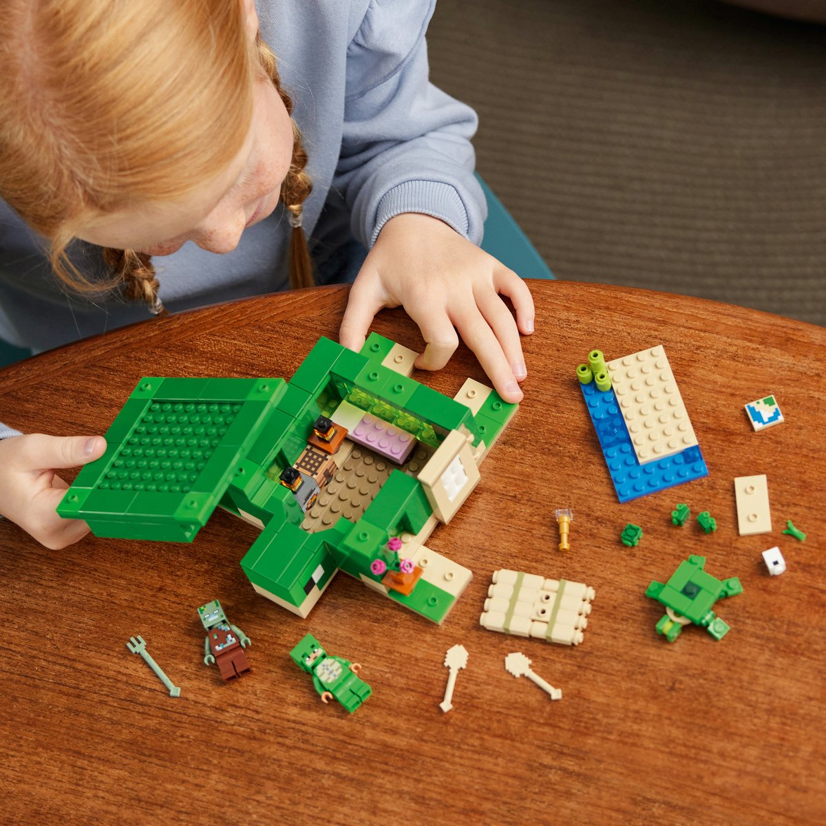 LEGO Minecraft Het schildpadstrandhuis Dieren Speelgoed voor Kinderen vanaf 8 jaar 21254 — afbeelding 6