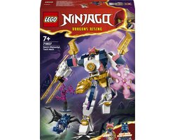 LEGO 71807 NINJAGO Sora's elementaire techmecha Ninja Rollenspel Speelgoed voor Kinderen