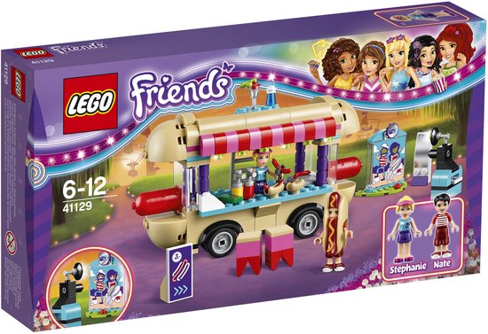 Pretpark hotdog-wagen