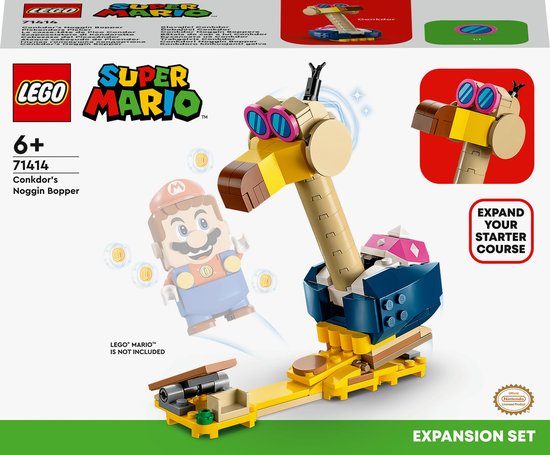 LEGO 71414 Super Mario Uitbreidingsset: Conkdors hoofdmepper, Speelgoed voor Kinderen