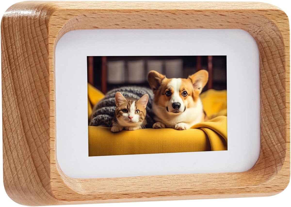 Fotolijst - 5 x 3 cm - Hout - Handgemaakt