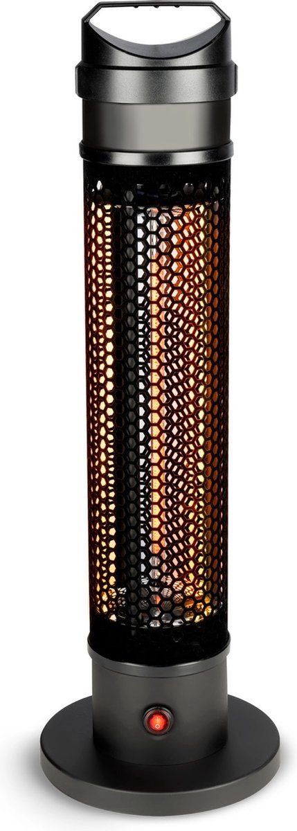 Infraroodkachel 800W – Vrijstaand – 360° Warmteverdeling – IP44 – Voor Binnen en Buiten