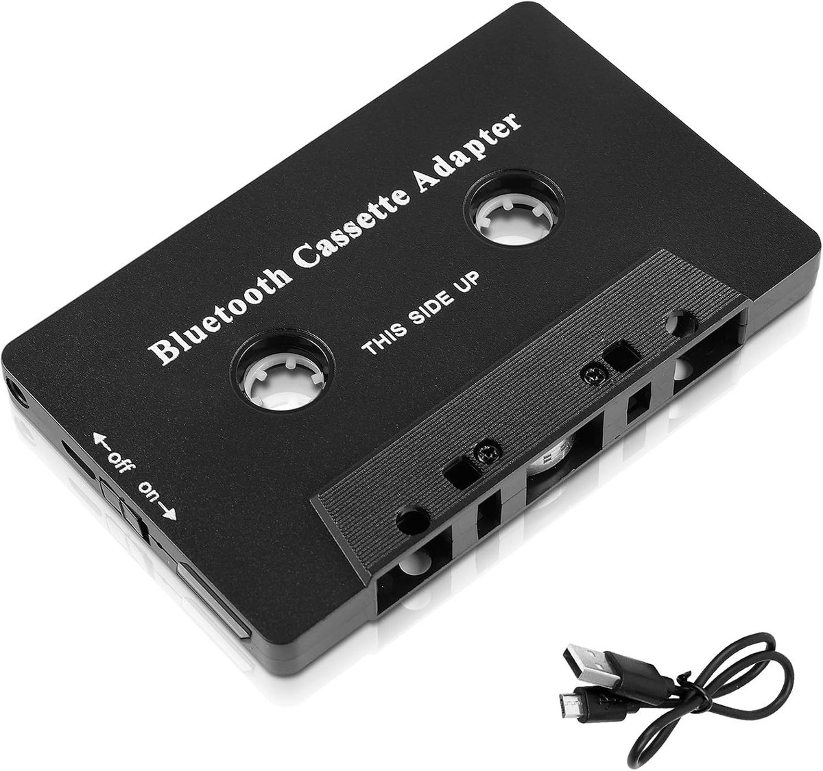Cassette Adapter voor Bluetooth Verbinding met Mobiele Telefoons, Tablets en Autoradio's
