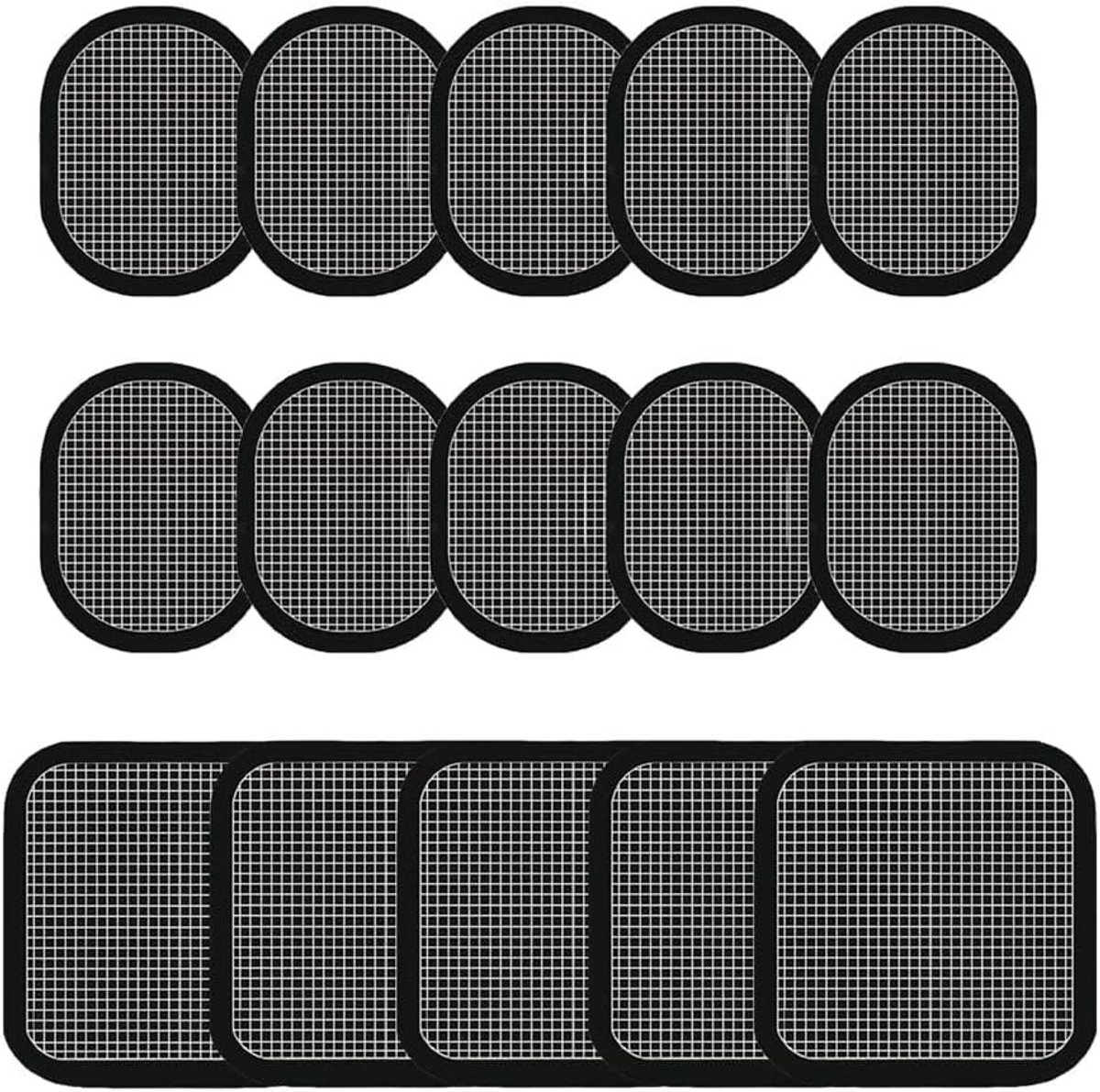 Zelfklevende gel pads en elektroden voor buikband - vervangende gel patches voor pijnverlichting en spierstimulatie