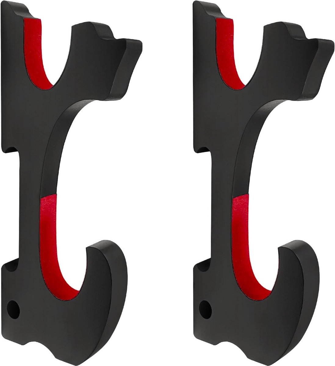 Zwaardhouder - Zwart - 2 Niveaus - MDF met Fluwelen Bekleding - Voor Katana en Diverse Zwaarden