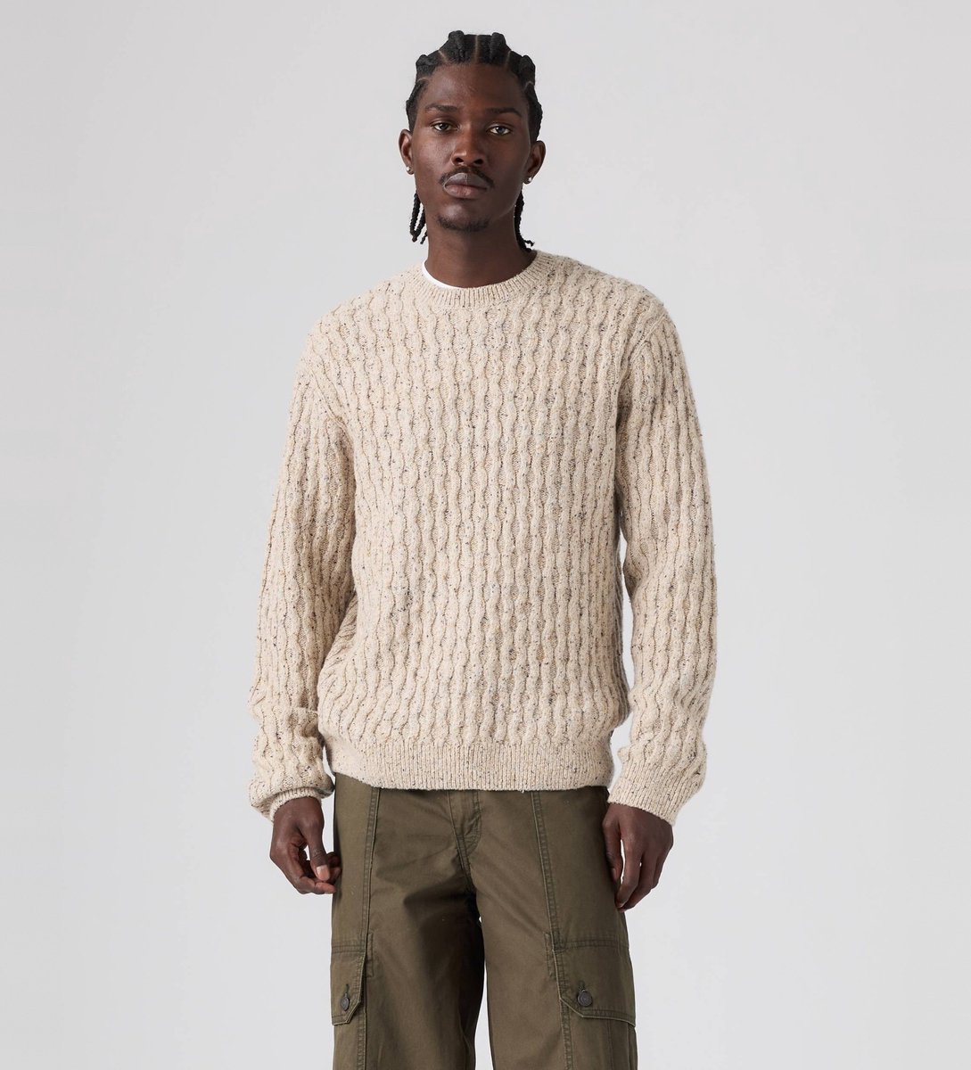 Levi’s Presidio Crew Neps trui Bruin