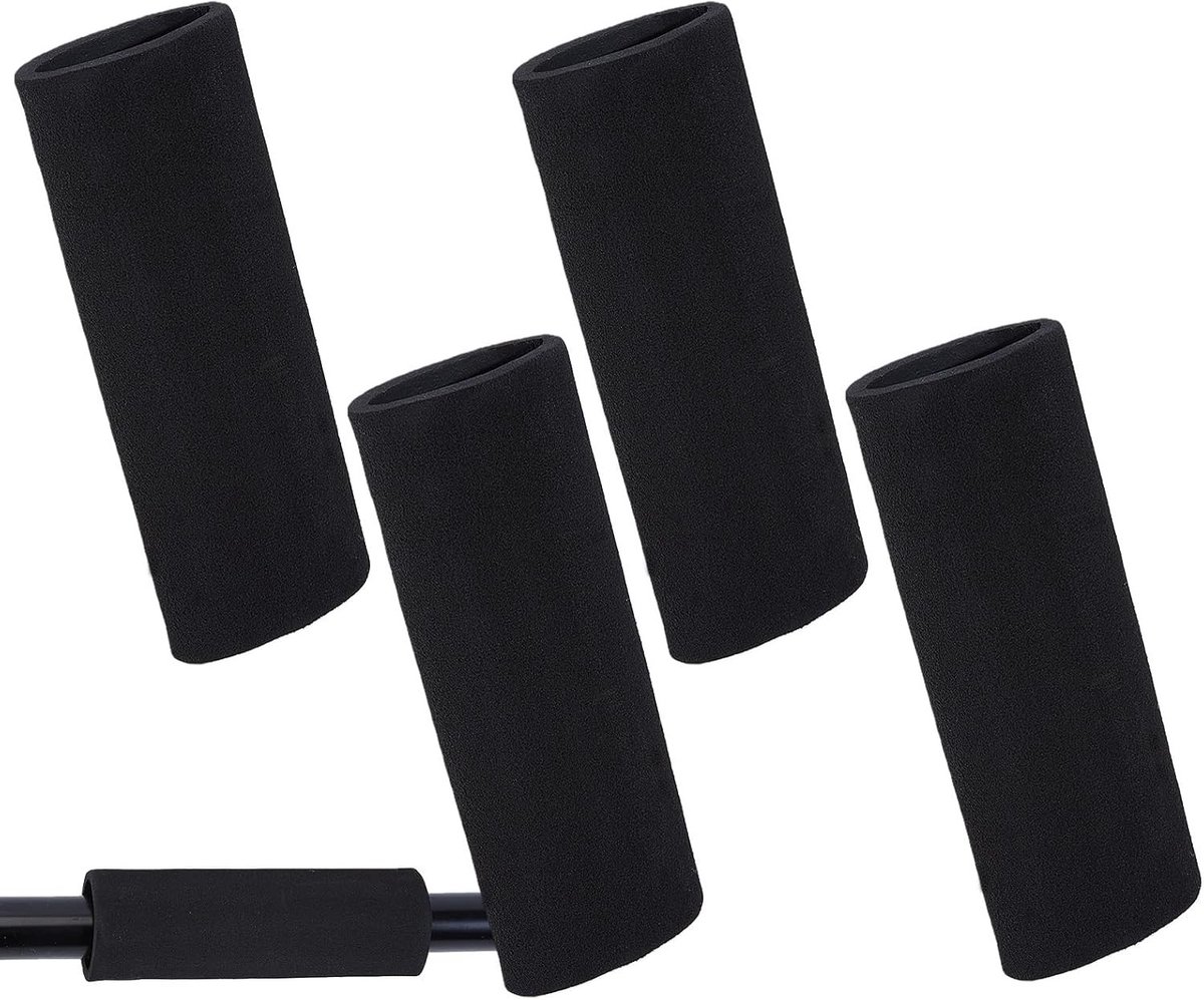 4 Stuks Schuimrubberen Gripbekleding voor Schokabsorptie, Comfortabele Bufferbuishoes voor Fitness, Hometraining en Fietstraining