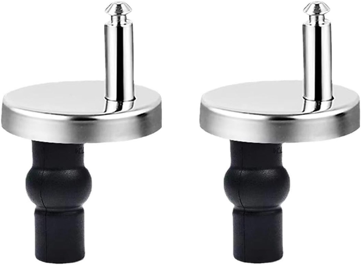 Houten Toiletbril Bevestiging met RVS Schroeven, Onderdeel voor Toiletstoel, Vervangingsaccessoires en Reparatieonderdelen