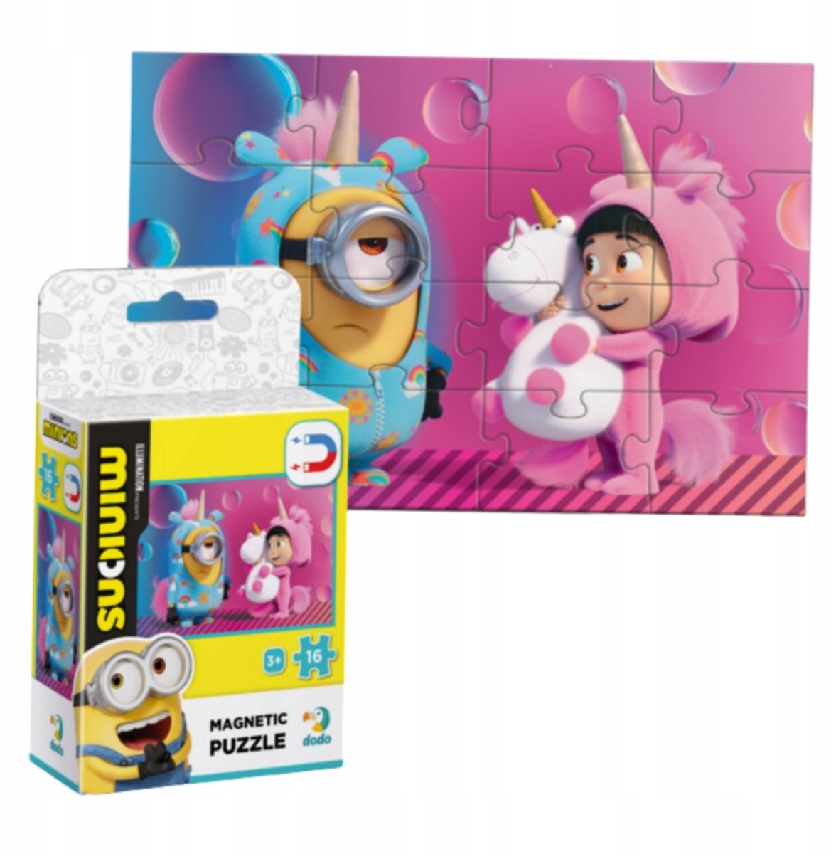 Minions Magnetische Puzzel - 16 Stuks