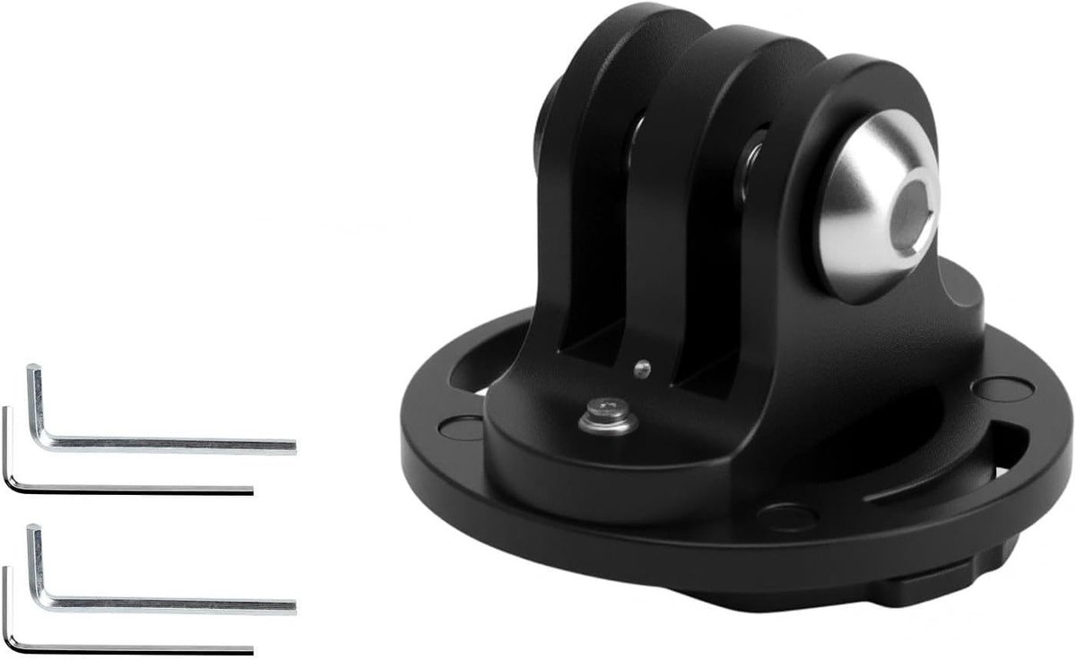 Bicycle Camera Houder voor Garmin Edge en Bryton - Fietsadapter met Sleutel en Stuurbevestiging voor Actiecamera's en Accessoires