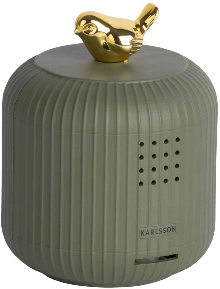Karlsson Sound box Cadiz Bird - Groen - 8x10.2x8cm - Scandinavisch - Polystyreen
