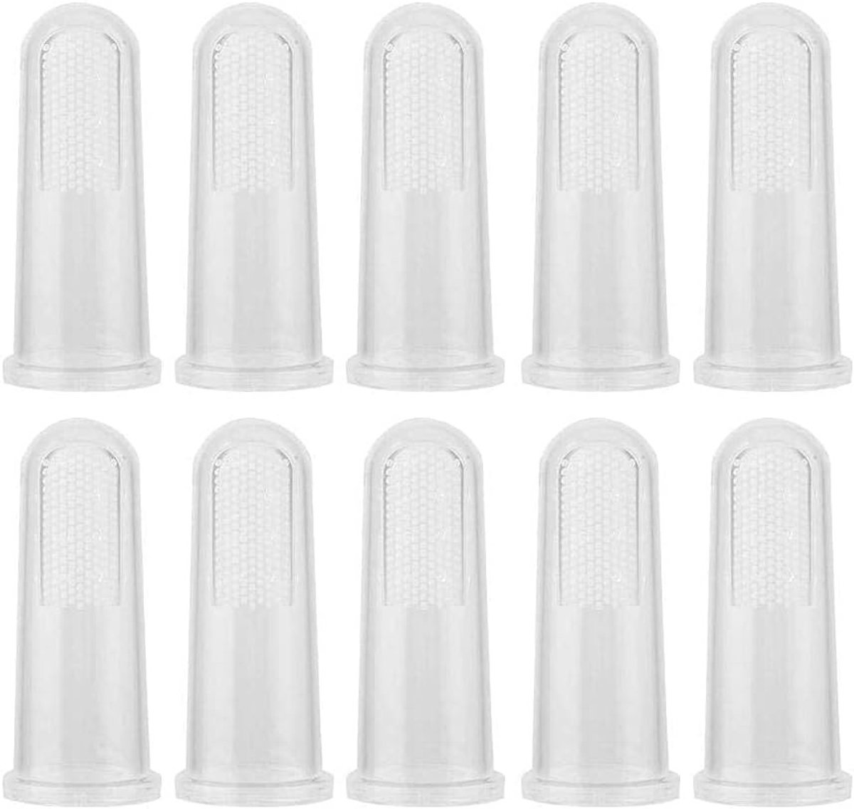 Honden- en Katten Tandverzorging Set met 10 Stuks, Zachte Tandenborstels voor Optimale Mondhygiëne