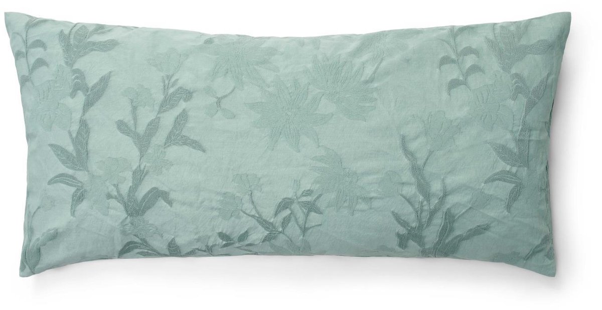 Essenza Claudine Sierkussen Dusty teal - 40x90 cm