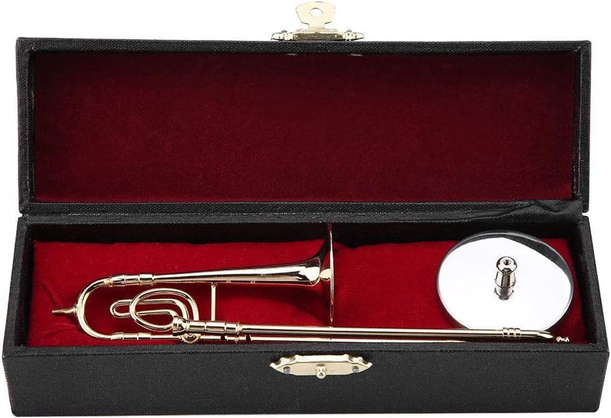 Miniatuur Pampas Zone 15cm Gouden Saxofoon Ornament - Decoratie voor Muziekliefhebbers, Perfect als Cadeau voor Kerst en Verjaardagen