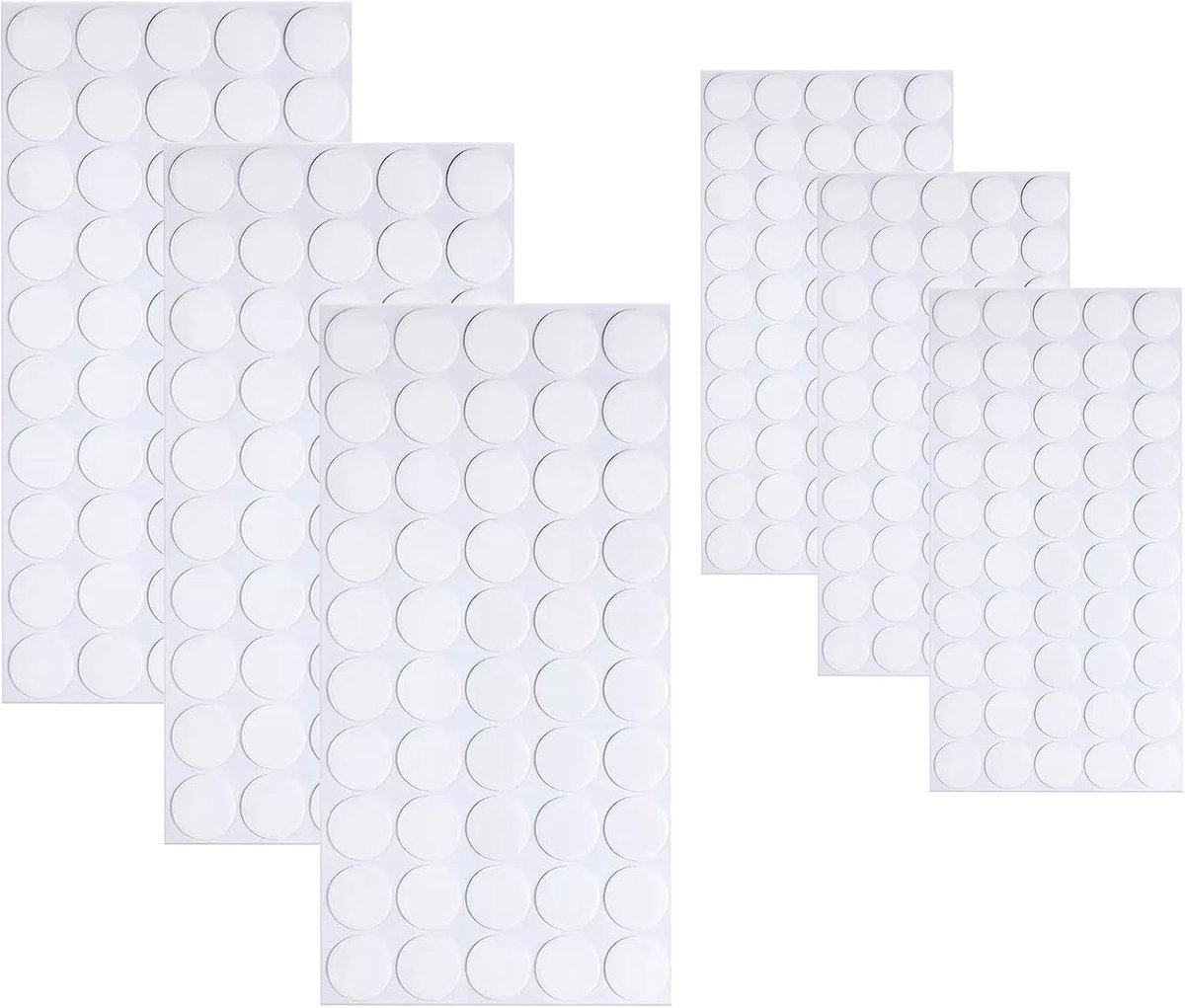 Transparante dubbele plakstrips van 10mm en 20mm - 300 stuks, sterke hechting, niet-afdrukken, veelzijdig gebruik