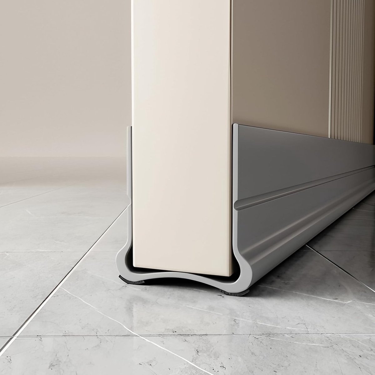 Draai- en tochtstrip voor deuren van 93 cm, geschikt voor deuren van 3,5 tot 5,5 cm, energie-efficiënte tochtwering en geluidsisolatie