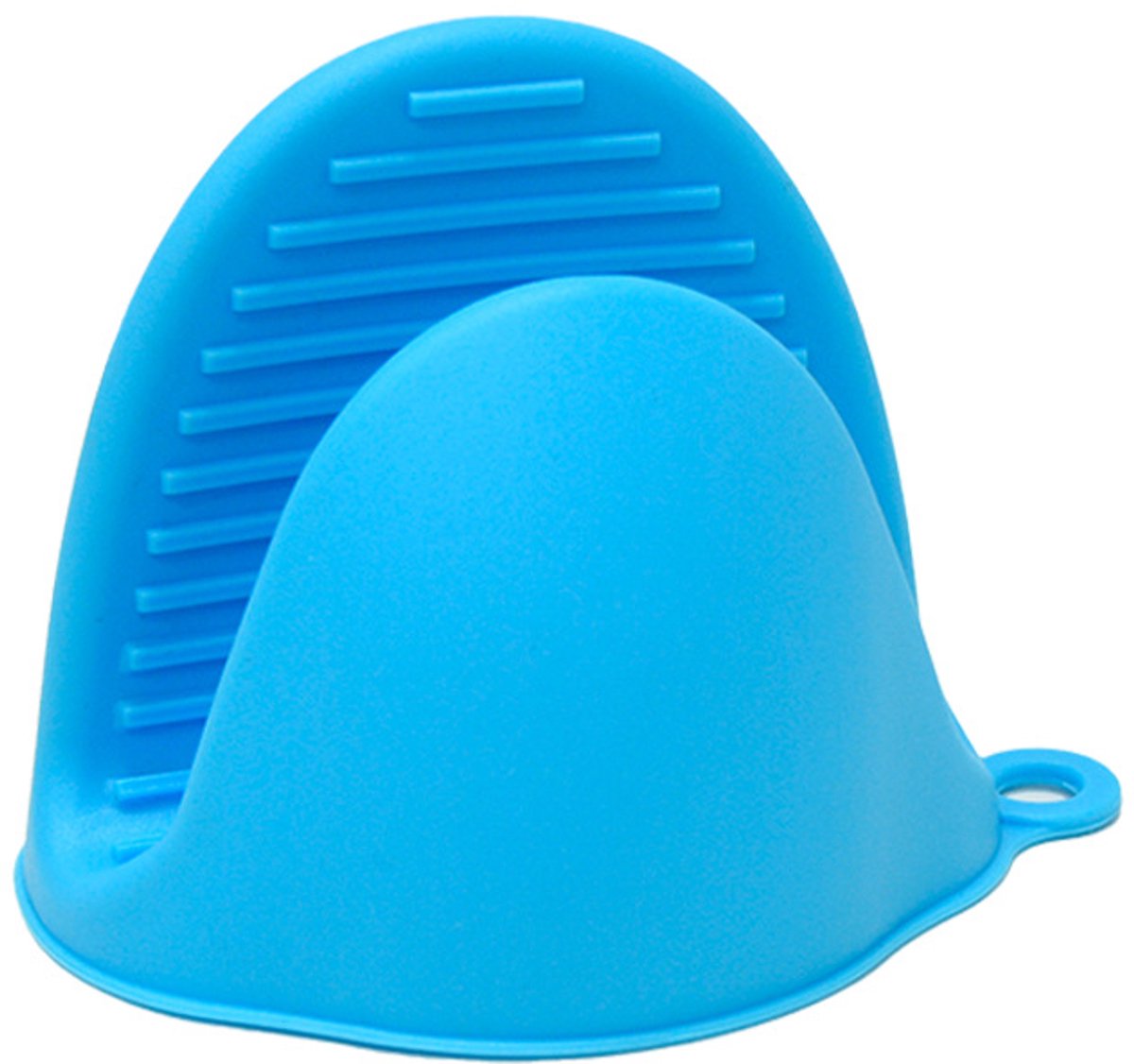 Hittebestendige handschoenen – set van twee – minimalistisch, effen kleur – bestand tegen hoge en lage temperaturen, veilig en stabiel – siliconenmateriaal, antislip en slijtvast – 10 x 8,5 x 8 cm