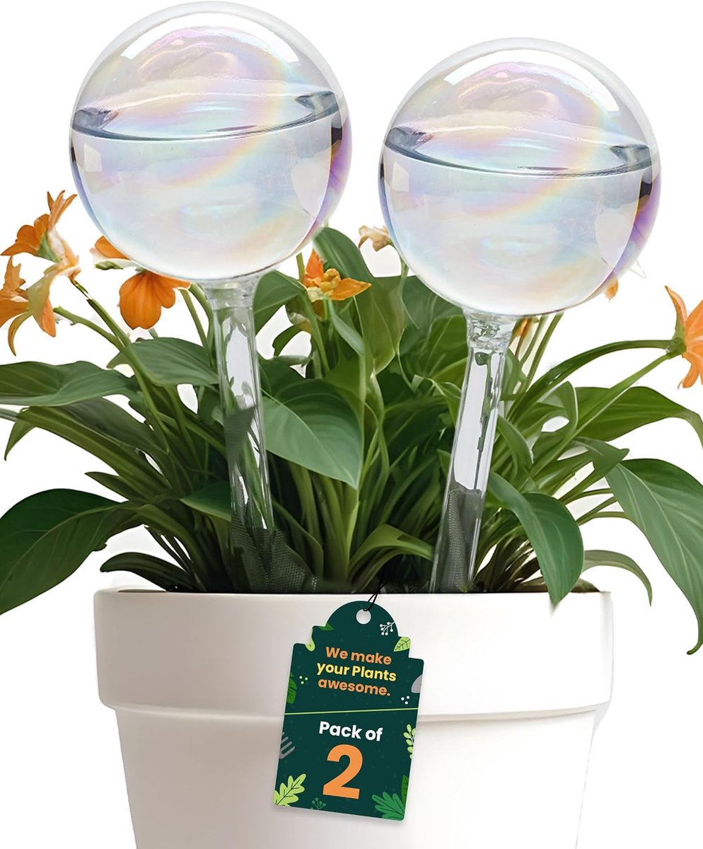 stuks iriserende zelfbewaterende bollen, glazen regenboog plantenbewateringsbollen, zelfbewaterende plantenbakinzet, automatische plantenbewatering binnenshuis, plantenbewateringsapparaten, plantenbewateringsbollen, bewateringsbol