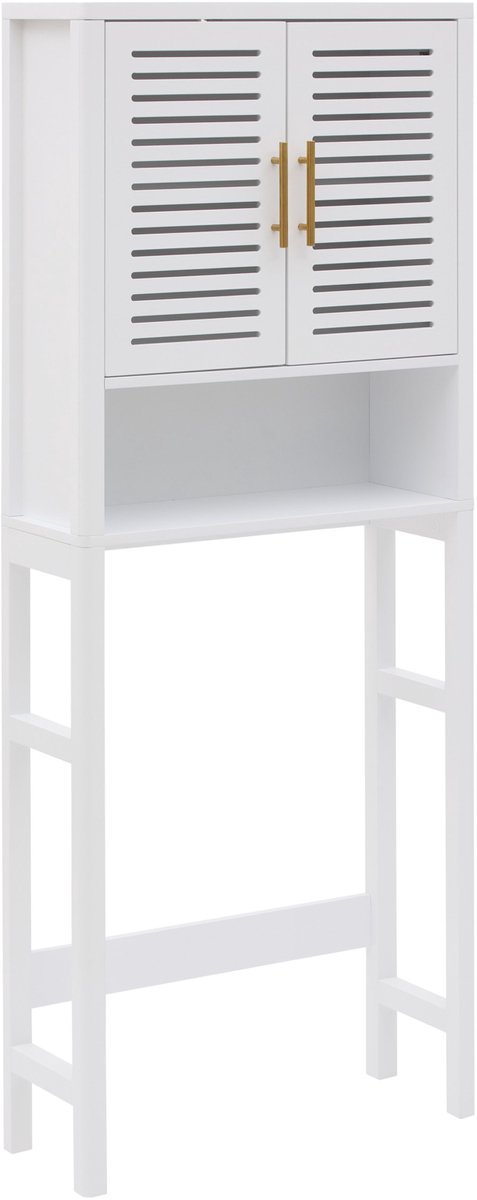 WC-kast met 2 deuren en een plank