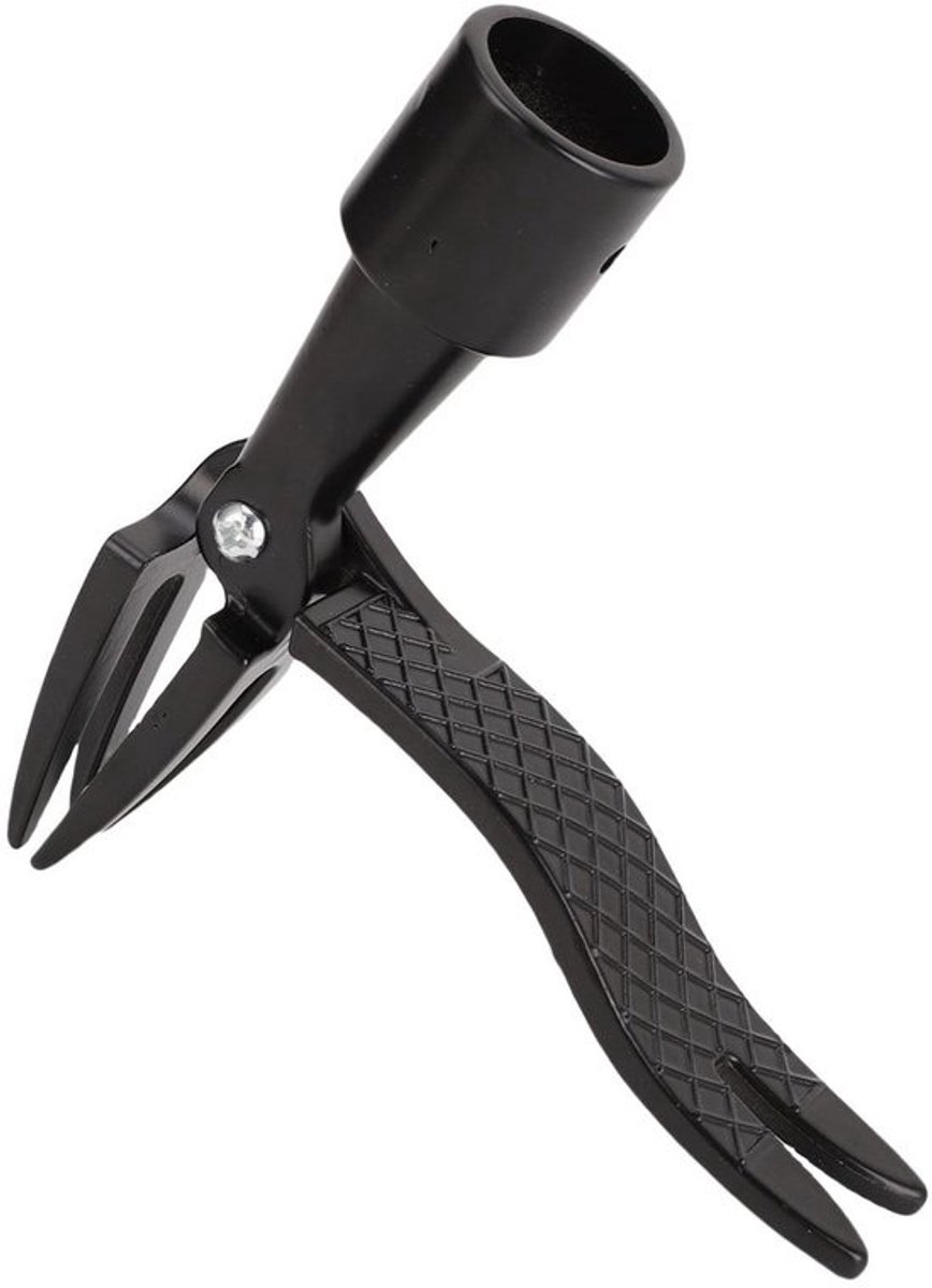 Dailygoods- Onkruidtrekker Draagbaar - 4 Klauw Onkruidverwijderaar - Gelegeerd Aluminium - Antislip Ontwerp - Schroefgaten - Stevige Verbinding - Onkruidplukker