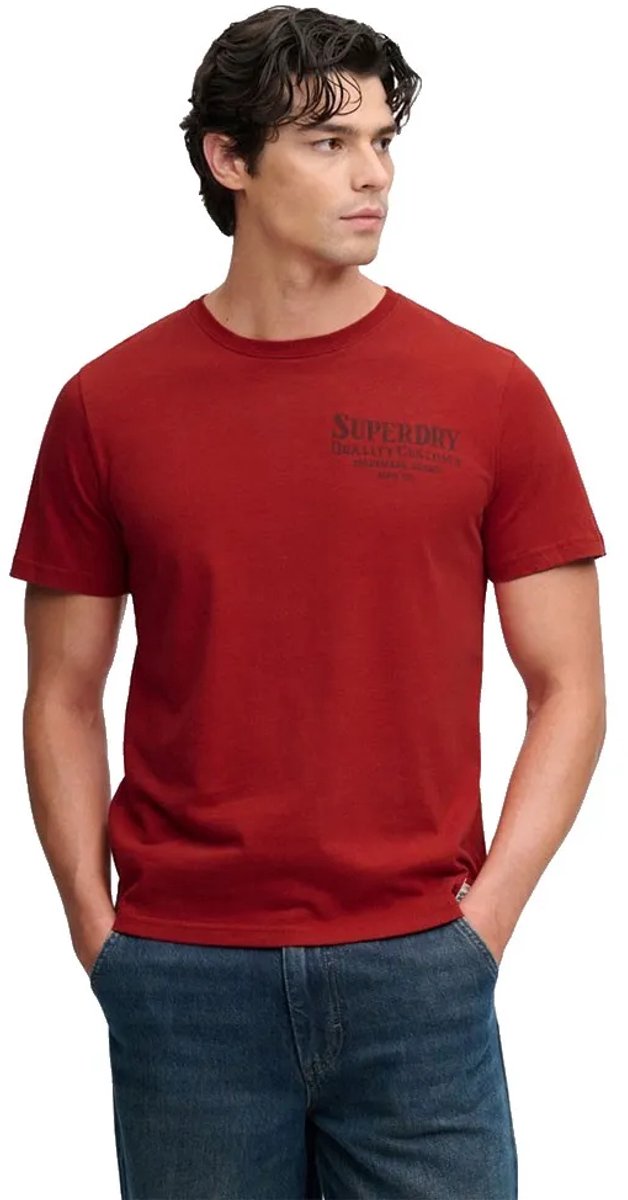 Superdry - Vintage Biker T-shirt Relaxed Pasvorm - Heren - T-shirts