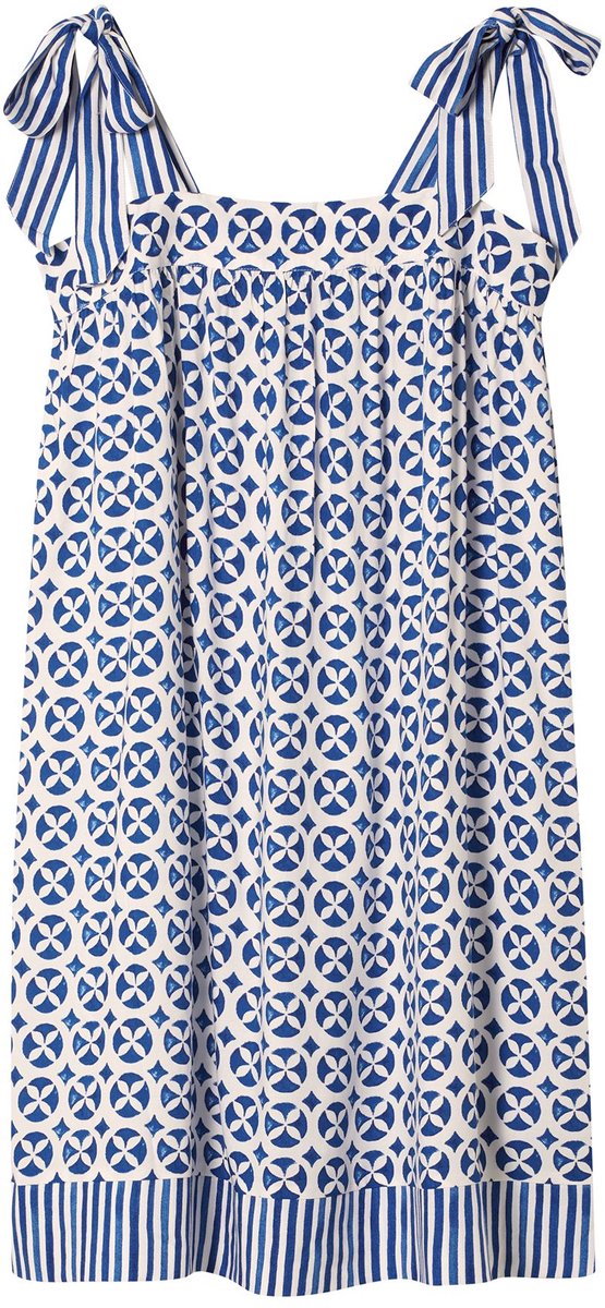 ESOTIQ Rekha - Nachthemd - Donkerblauw - 100% Viscose