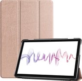 Tablet hoes geschikt voor Huawei MediaPad M6 10.8 Tri-Fold Book Case - RosÃ© Goud