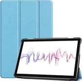 Tablet hoes geschikt voor Huawei MediaPad M6 10.8 Tri-Fold Book Case - Licht Blauw