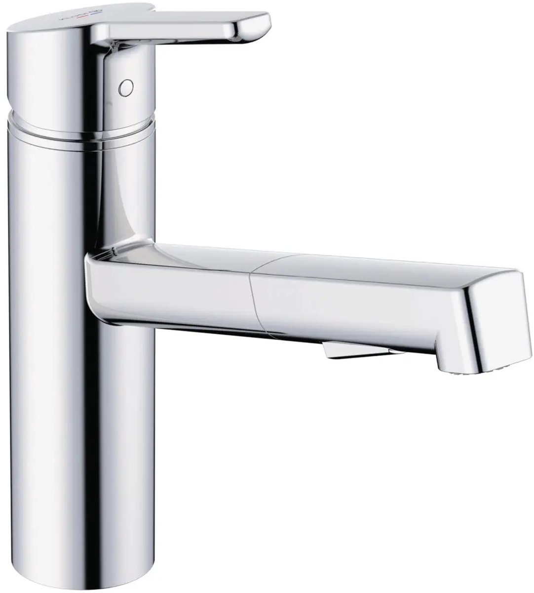 KLUDI-M3 Spoeltafel-eengreepsmengkraan - met handdouche chroom, 585810575