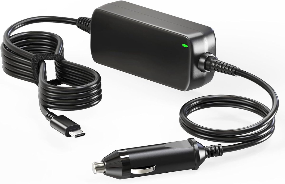 100 W, 90 W, 65 W, USB-C-autolader voor laptop voor Lenovo Thinkpad HP Spectre Dell XPS Acer ASUS Chromebook voor MacBook Pro/Air,