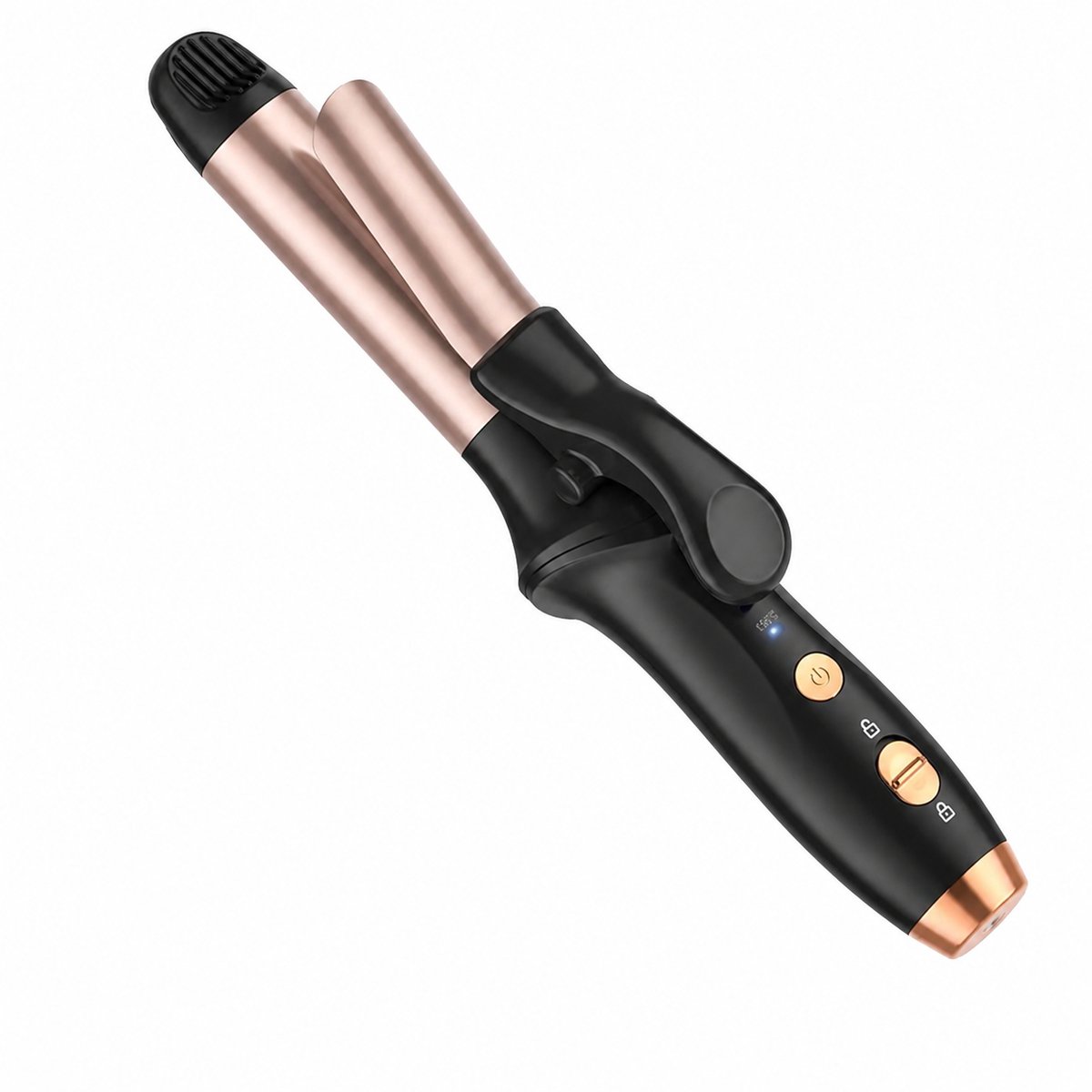 Krultang - Krultang kort haar - Keramische USB Oplaadbare Krulstaaf 4000mAh - 150-180°C Snelle Opwarming - Draadloze Mini Krultang -Compacte Snoerloze Styler voor Kort Haar en Pony - Zwart