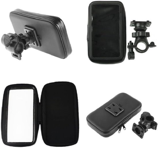 Ondersteuning voor Fietsstuur en Draaibare Waterdichte Motorfiets 360º voor MEIZU M16 (2018) - Zwart — afbeelding 3