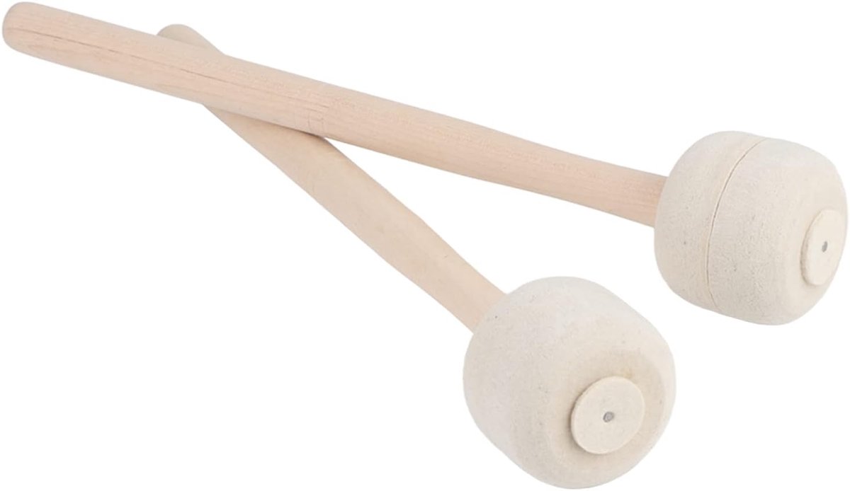 Drumstok, houten mallets Kleine muzikale drumsticks Paukenstok Houten handvat Accessoires voor percussie-instrumenten Zachte kop voor beginners Amateur Ervaren muziekprofessionals