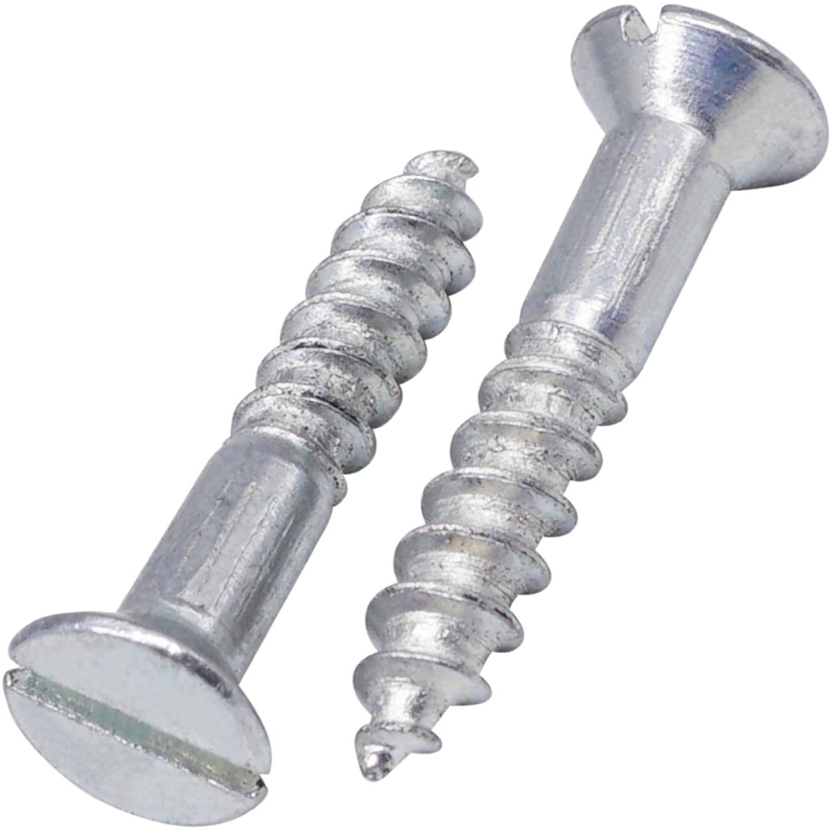 Houtschroeven 4,5 x 25 mm, platte kop met gleuf, verzonken kop, DIN 97 schroeven